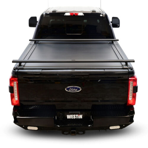 Westin 17-26 Ford F-250/F-350 SD 6.8ft Bed Electric Retractable Tonneau Cover - Black - Image 5