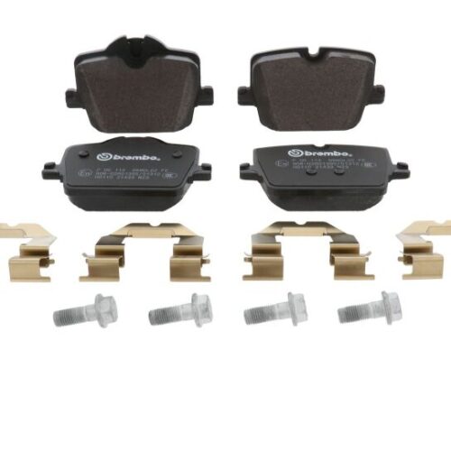 Brembo OE 2022 BMW i4/19-22 Z4/20-22 Toyota GR Supra PRIME Low-Met Brake Pad - Rear - Image 4