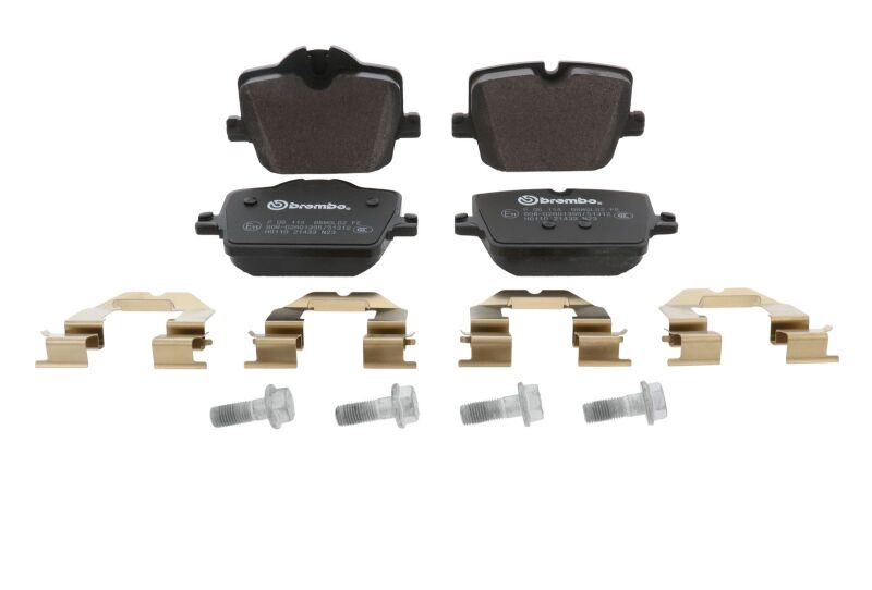 Brembo OE 2022 BMW i4/19-22 Z4/20-22 Toyota GR Supra PRIME Low-Met Brake Pad - Rear - Image 4