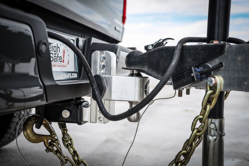 Weigh Safe 180 Hitch 6in Drop Hitch & 2.5in Shank (10K/18.5K GTWR) w/WS05 - Aluminum - Image 2