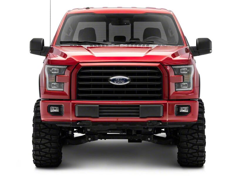 Raxiom for 2015-2017 Ford F-150 LED Projector Headlights with LED Amber DRL- Black Housing- Clear Lens - Image 9