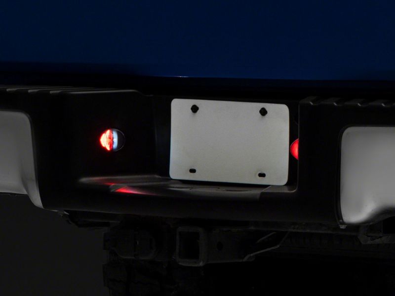 Raxiom for 2010-2014 Ford F-150 Axial Series LED License Plate Lamps- Red and White - Image 6