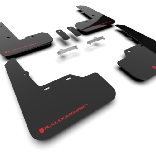 Rally Armor 22-26 Subaru WRX Black UR Mud Flap w/Red Logo