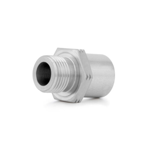 Mishimoto Stainless Steel Sandwich Plate Adapter, 3/4in -16UNF - Image 3