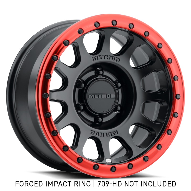 Method Beadlock Ring - 18in Forged - Style 1 - Red - Image 4