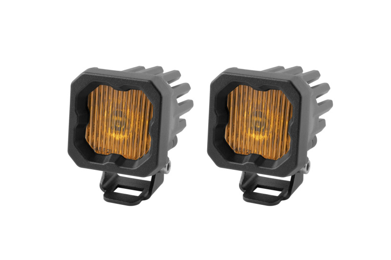 Diode Dynamics Stage Series C1 LED Pod - Yellow SAE Fog Standard ABL (Pair) - Image 5