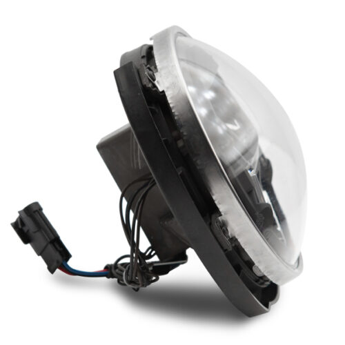 Raxiom for 2007-2018 Jeep Wrangler JK LED Halo Headlights- Black Housing (Clear Lens) - Image 4