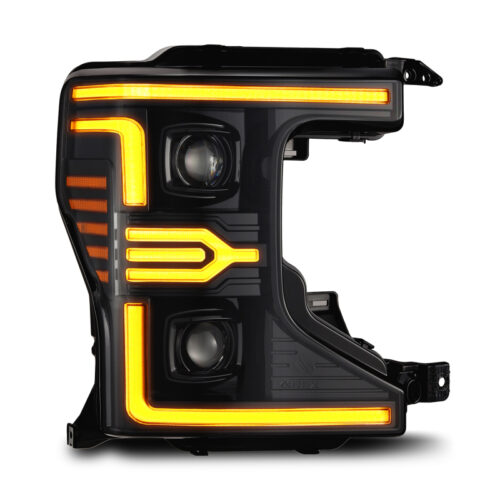 AlphaRex 20-22 Ford F-250/350/450 SD LUXX-Series LED Proj Headlights Alpha-Bk w/Acv Light SS & SBDRL - Image 7