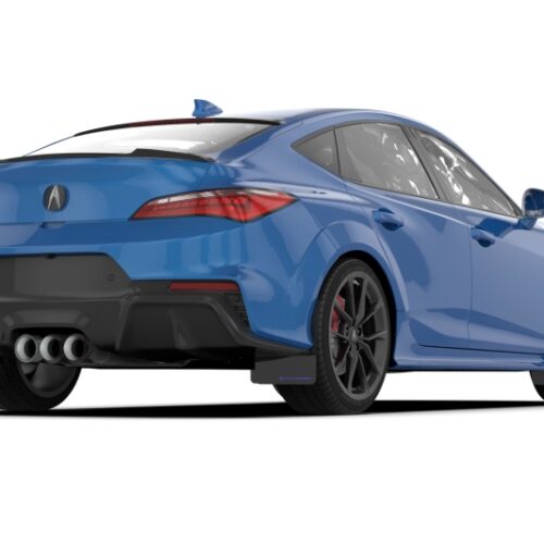 Rally Armor 23-25 Acura Integra A-Spec Black UR Mud Flap W/Red Logo (No Drilling Req.) - Image 4