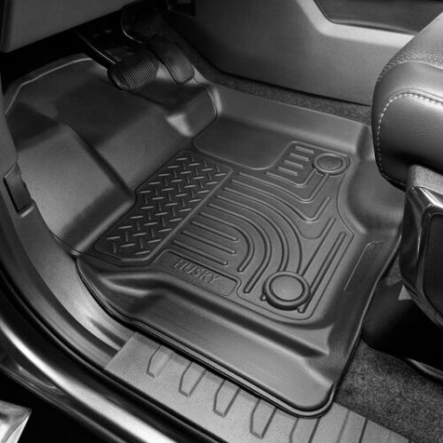 Alternative view of Husky Liners 21-24 Ford F-150 SuperCrew Weatherbeater Black Front & 2nd Seat Floor Liners