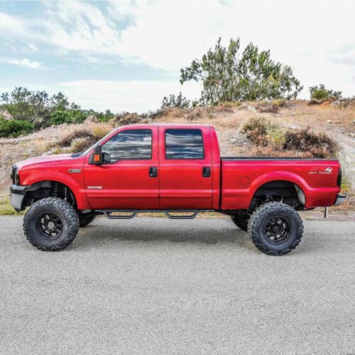 Westin 1999-2016 Ford F-250/F-350/F-450/F-550 Crew Cab Outlaw Drop Nerf Step Bars Textured Black - Image 7