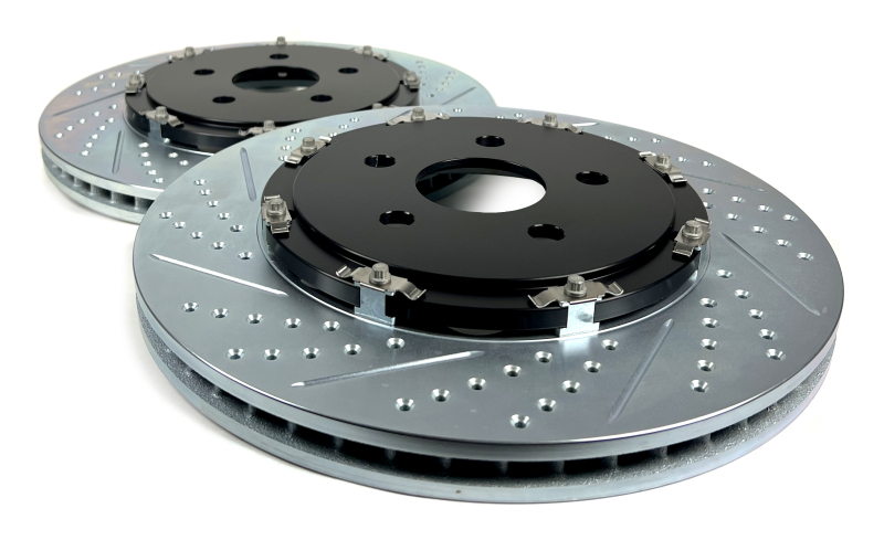 Alternative view of Baer Brakes 20-25 Chevy Corvette Z51 Eradispeed+ Rear 2-Piece Performance SDZ Brake Rotors