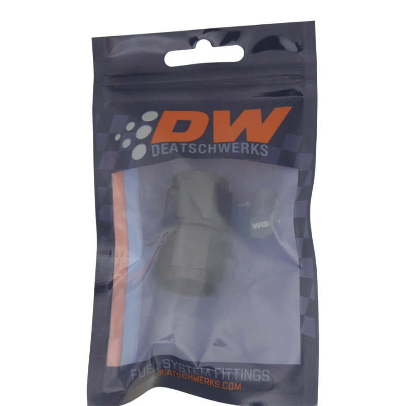 DeatschWerks 8AN Flare Female Swivel to 8AN Flare Female Swivel - Anodized Matte Black - Image 2