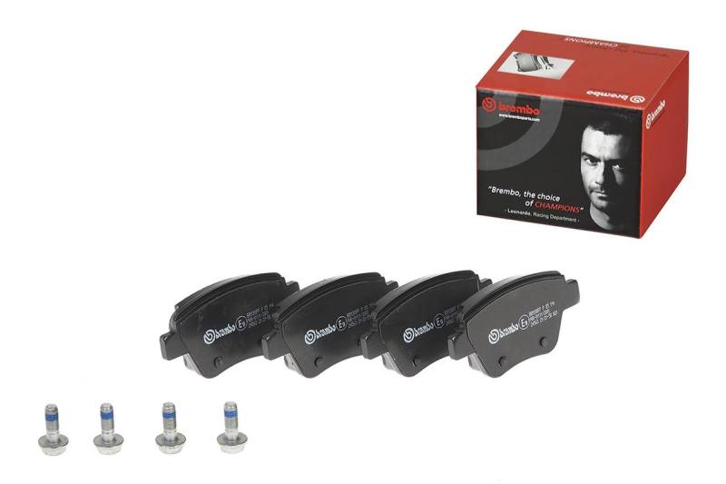 Brembo P85114 10-13 Audi A3 Prem. Low-Met OE Equivalent Pad - Rear