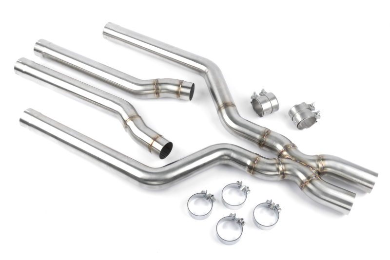 Dinan for 20-23 BMW X5 M/X6 M (F95/F96) High Flow Middle Exhaust - 3.25in - Stainless Steel