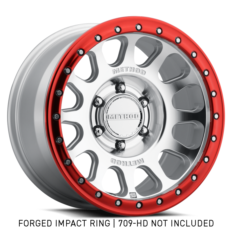 Method Beadlock Ring - 17in Forged - Style 1 - Red - Image 3