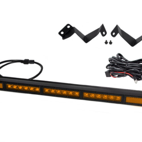 Diode Dynamics 16-21 Toyota Tacoma SS30 Stealth Lightbar Kit - Amber Combo - Image 7