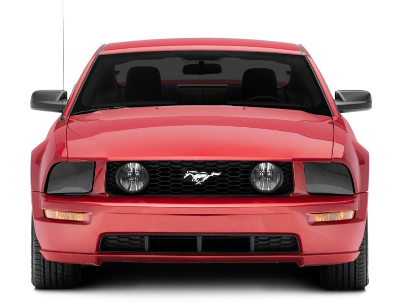 Raxiom for 2005-2009 Ford Mustang Axial Series OEM Style Rep Headlights- Chrome Housing- Smoked Lens - Image 7