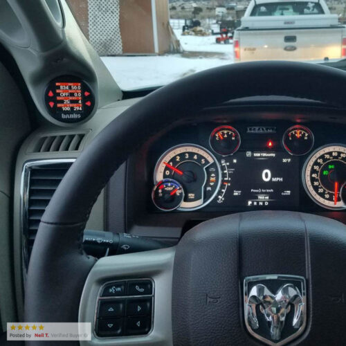 Alternative view of Banks Power 20-21 Ram 1500/Jeep JL 3.0L EcoDiesel Derringer Gen2 Tuner w/ iDash 1.8