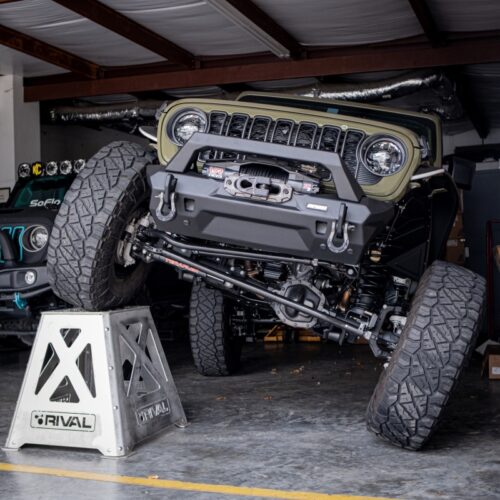 Rival 2007-2026 Jeep Wrangler 2020-2026 Jeep Gladiator Front Aluminum Bumper - Image 4