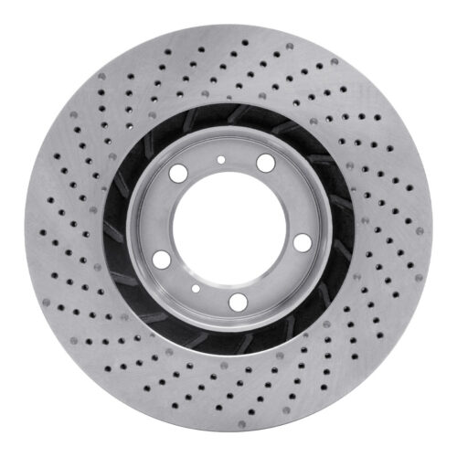 DFC 09-23 Porsche 911 Right Front Drilled Brake Rotor - Image 5