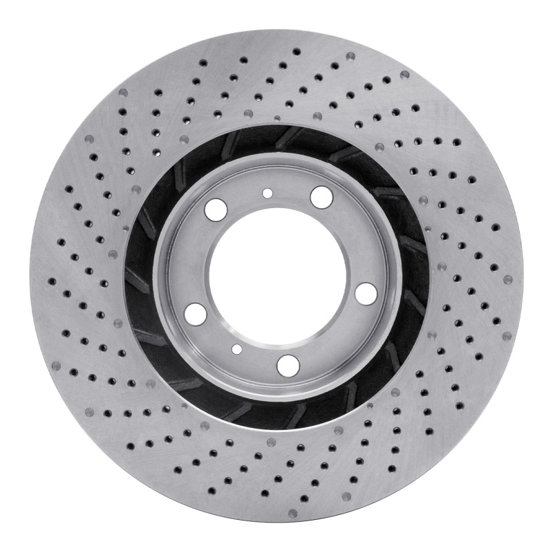 DFC 09-23 Porsche 911 Right Front Drilled Brake Rotor - Image 5
