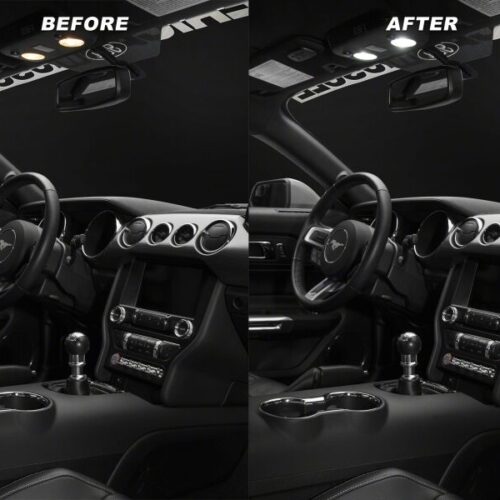 Raxiom for 2015-2023 Ford Mustang Axial Series Stage 1 Map Light LED Conversion Kit - Image 7