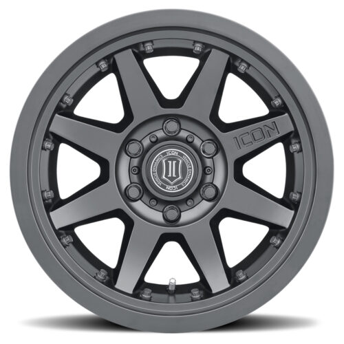 Alternative view of ICON Rebound Pro 17x8.5 5x5 -6mm Offset 4.5in BS 71.5mm Bore Satin Black Wheel
