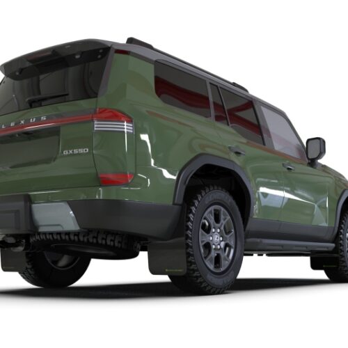 Rally Armor 24-26 Lexus GX-550 Overtrail Black UR Mud Flap Metallic Black Logo - Image 4