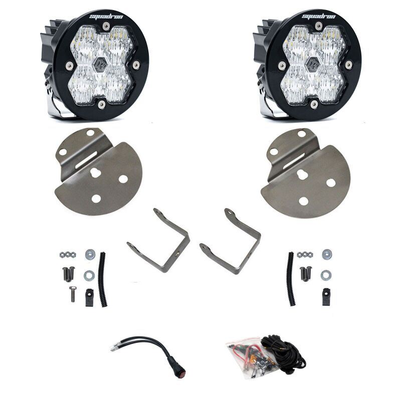 Baja Designs for 15-19 GMC/Chevy Canyon/Colorado/Sierra/Silverado Squadron 2.0 Sport FPK - Clear