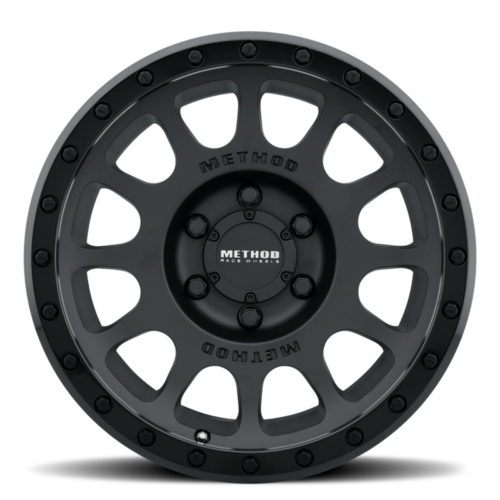 Method MR305 NV 18x9 18mm Offset 8x170 130.81mm CB Matte Black/Gloss Black Lip Wheel - Image 3