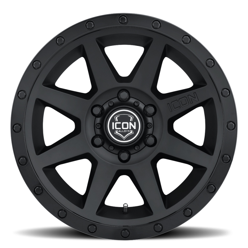 ICON Rebound 20x9 6x5.5 0mm Offset 5in BS 106.1mm Bore Double Black Wheel - Image 5