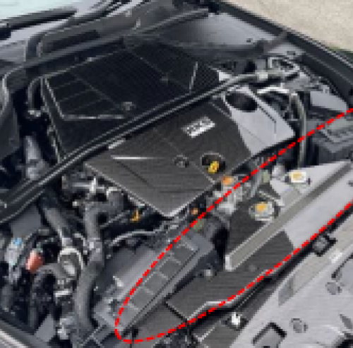 HKS 2023 Nissan Z Dry Carbon Radiator Cover