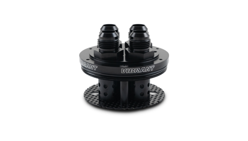 Vibrant 4-Port Catch Can Lid Assembly - Image 2
