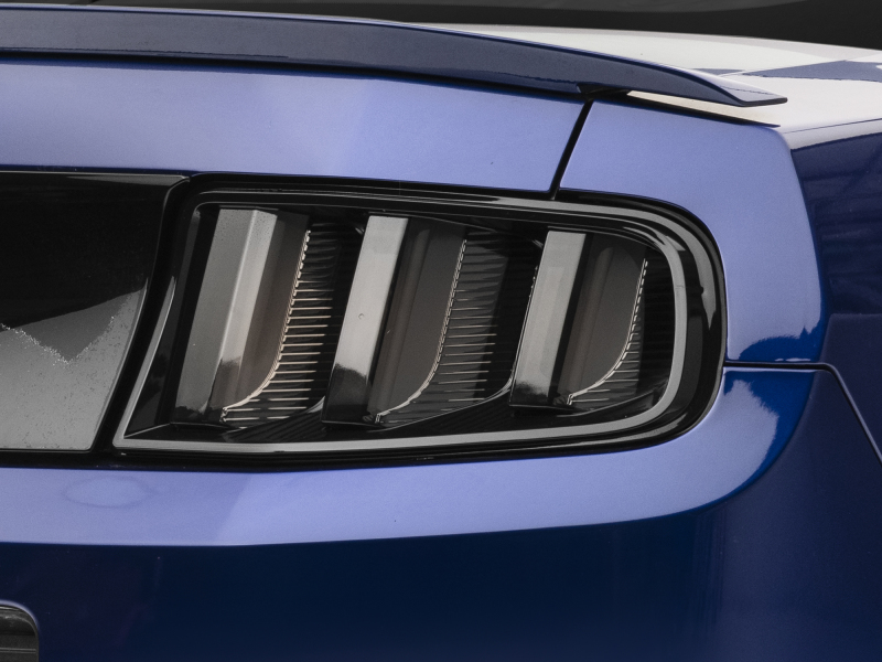Raxiom for 2013-2014 Ford Mustang Vector V2 Tail Lights- Black Housing (Clear Lens) - Image 8