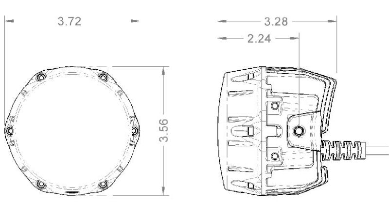 Nacho Lighting Quatro 4in. Offroad White LED Lights - Image 5