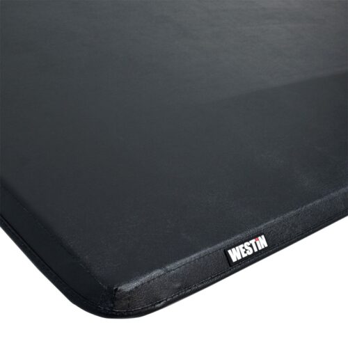 Westin 19-24 Chevrolet Silverado/GMC Sierra 1500 6ft. 7in. Bed Soft Tri-Fold Tonneau Cover - Black - Image 4