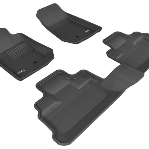 3D MAXpider 07-13 Jeep Wrangler JK UnLimited Kagu Black Full Set