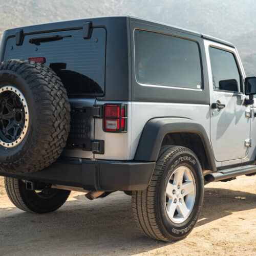 DV8 Offroad 2007-2018 Jeep Wrangler JK Tailgate Reinforcement Molle Panel - Image 4