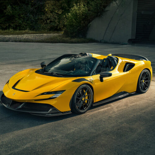 Vossen x Novitec NF10 21x9.5in - 5x114.3 BP - ET28 - Gloss Black Ferrari SF90 Front Wheel - Image 4