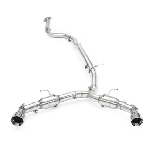 Mishimoto Cat-Back Exhaust for 2016+ Chevrolet Camaro 2.0T Dual Polished Tip - Image 2