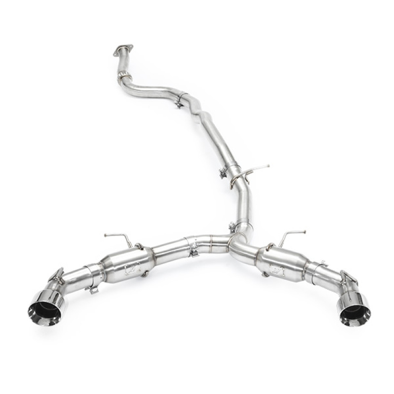 Mishimoto Cat-Back Exhaust for 2016+ Chevrolet Camaro 2.0T Dual Polished Tip - Image 2