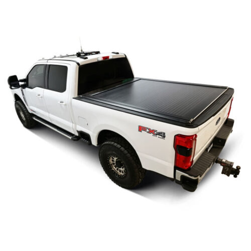 Westin 17-26 Ford F-250/F-350/F-450/F-550 SD 6ft 10in Bed Manual Retractable Tonneau Cover - Black - Image 4