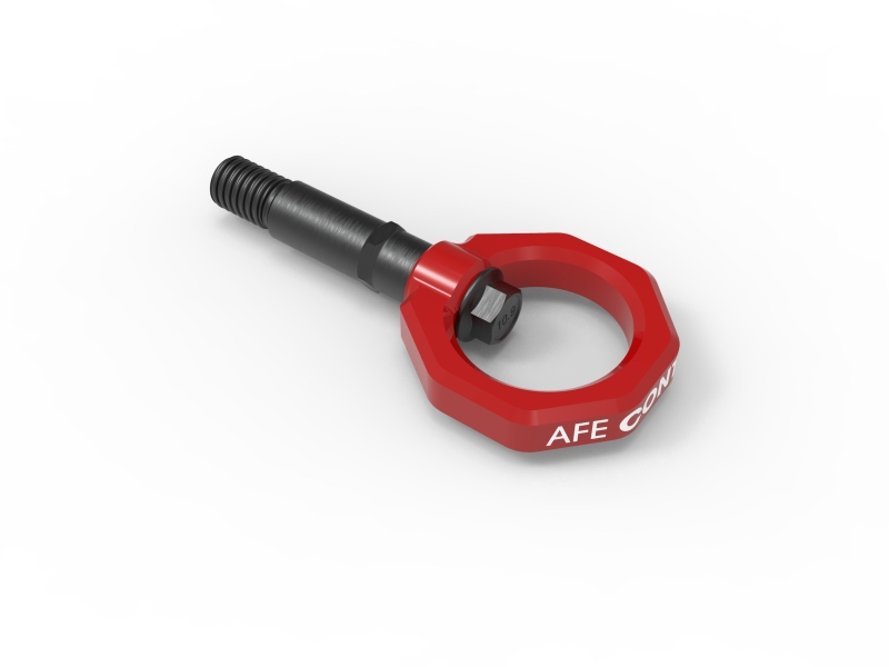 aFe Power Control Rear Tow Hook Red 20-21 Toyota GR Supra (A90) - Image 2