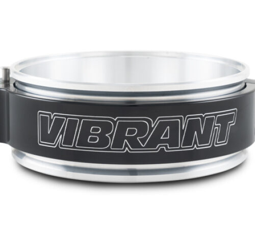 Vibrant 5in O.D. Aluminized HD 2.0 Clamp Assembly - Anodized Black - Image 4