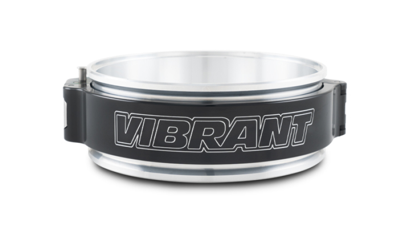 Vibrant 5in O.D. Aluminized HD 2.0 Clamp Assembly - Anodized Black - Image 4