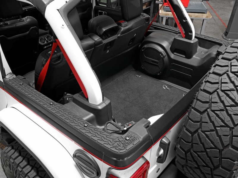 aFe Power 18-22 Jeep Wrangler JL (4-Door Models w/ 3-Piece Hard-Top Only) Terra Guard Tub Rail Covers - Image 7
