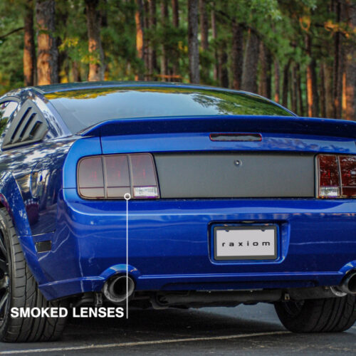 Raxiom for 2005-2009 Ford Mustang Tail Lights- Black Housing (Smoked Lens) - Image 8
