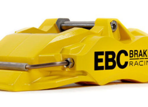 EBC Racing 17-22 Honda Civic Type-R (FK8) Yellow Apollo-6 Front Right Caliper