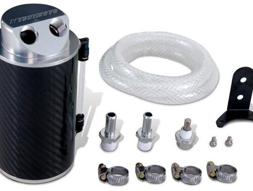 Mishimoto Baffled Oil Catch Can Kit - Black for 2013+ Cadillac ATS 2.0T - Image 3